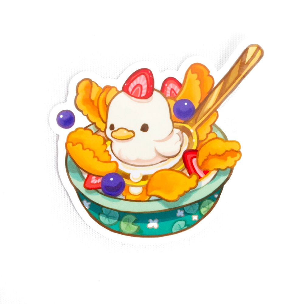 Ducks Spirit, Stickers, Art & School, Thousand Skies, Vinyl, Transparent, Cornflakes Cereal Duckie, 837056